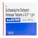 ザーツ-DS、ジェネリックアザルフィジン、スルファサラジン1gm 遅延放出錠剤　箱